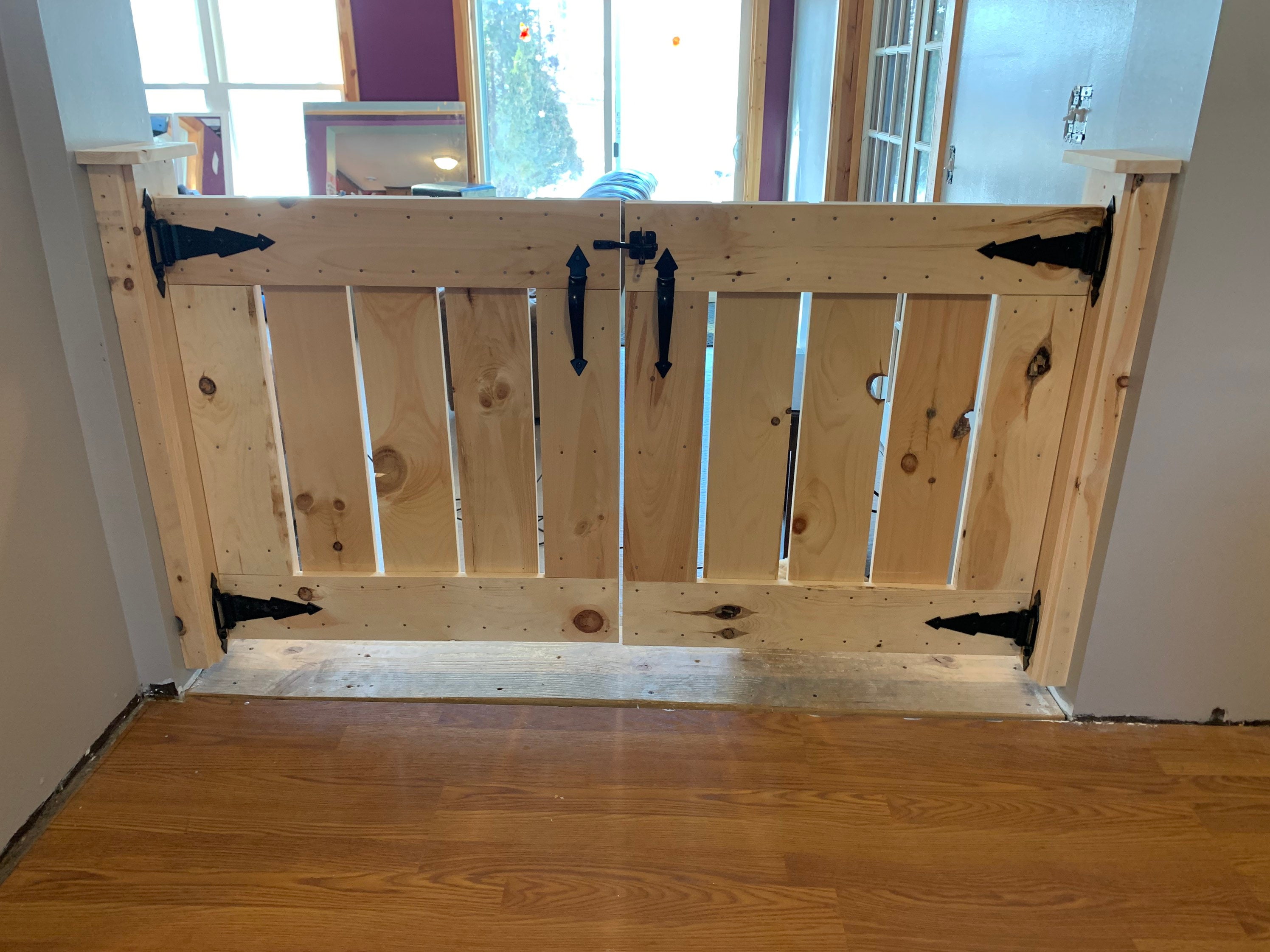 Barn Door Baby/dog Gate Doors Swinging Doors Custom Baby/dog Etsy