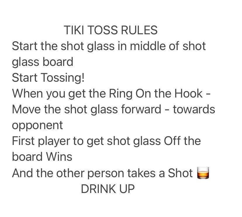 Tiki toss ring toss Etsy