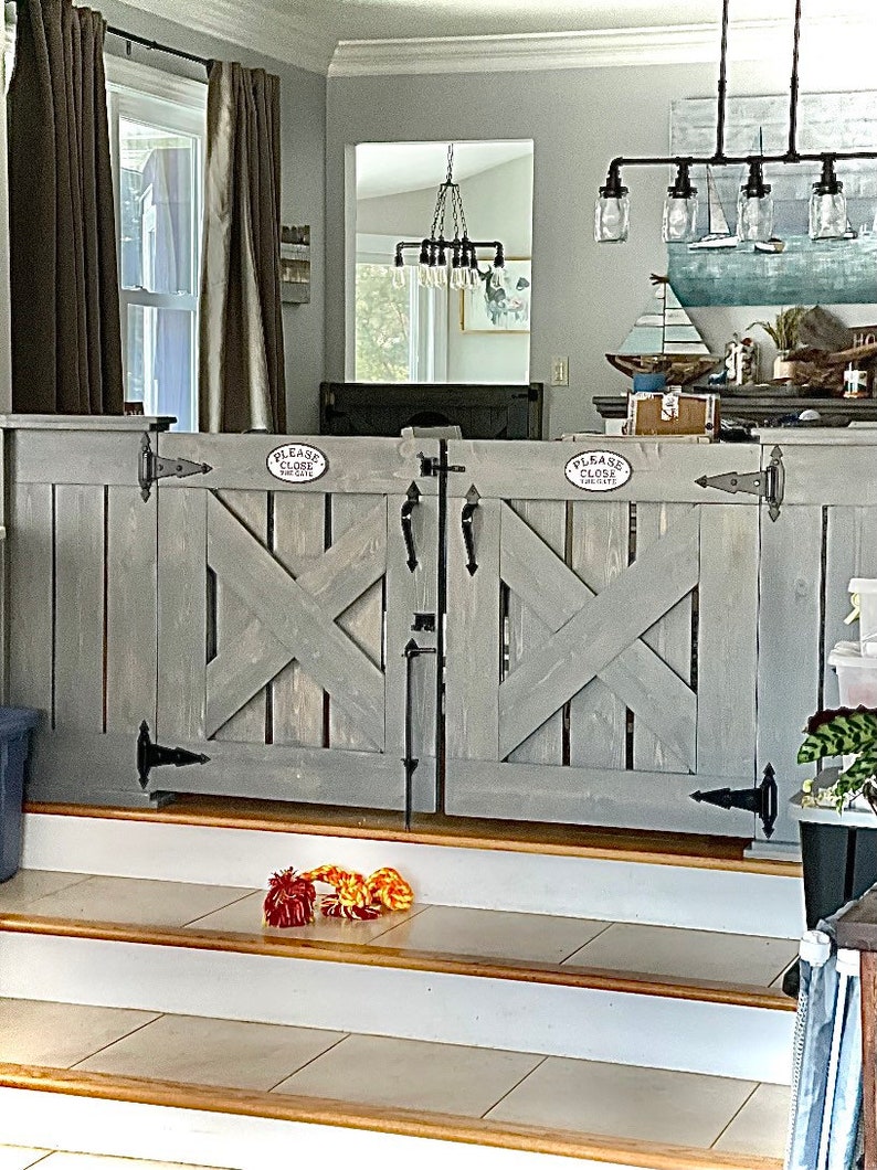 Barn Door Baby/dog Gate Doors Swinging Doors Custom Baby/dog Etsy