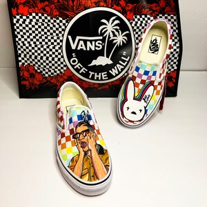 bad bunny custom vans