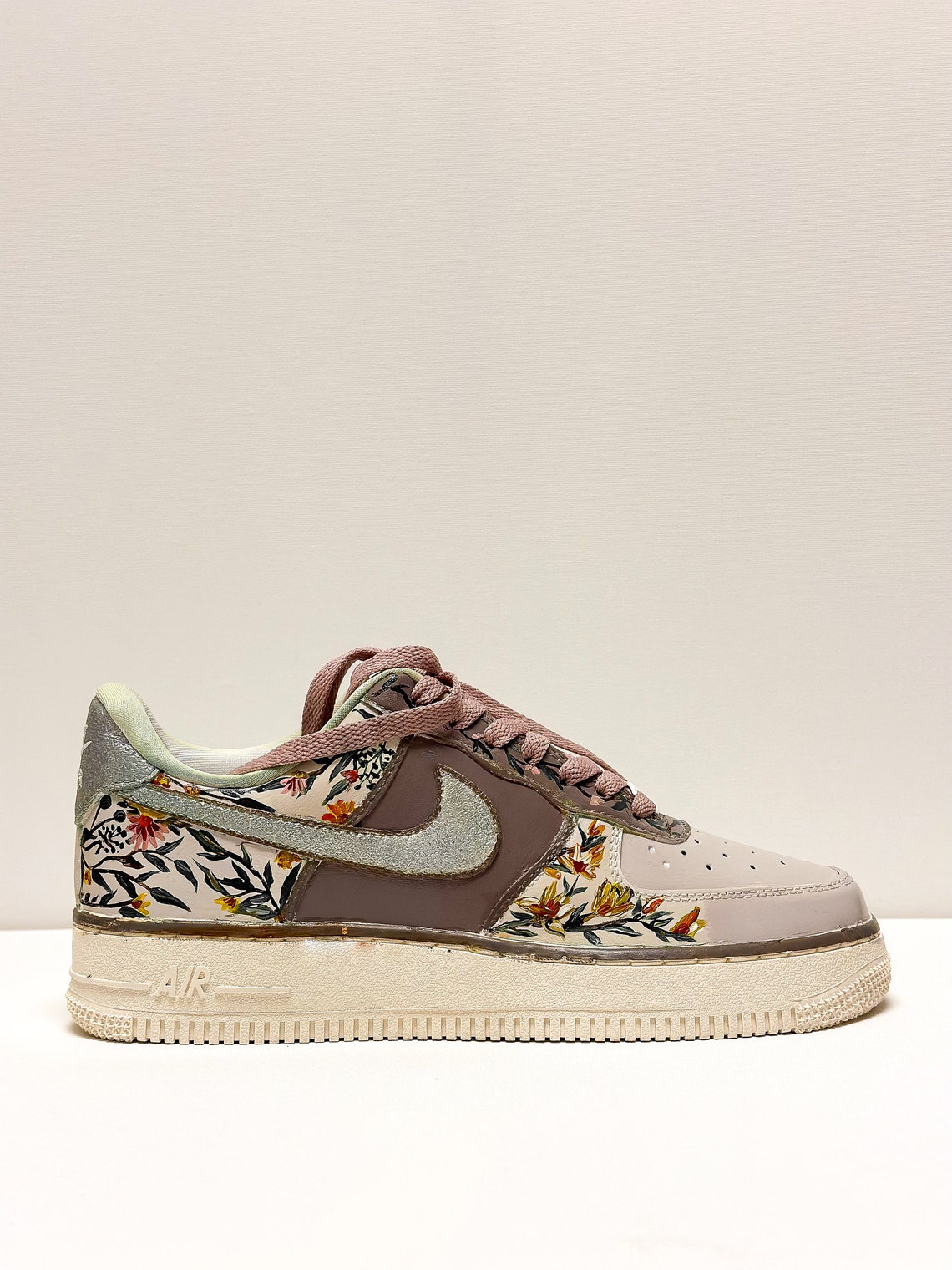custom floral nike shoes