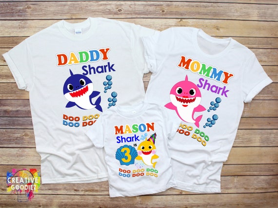 Birthday boy baby shark shirt Clearance