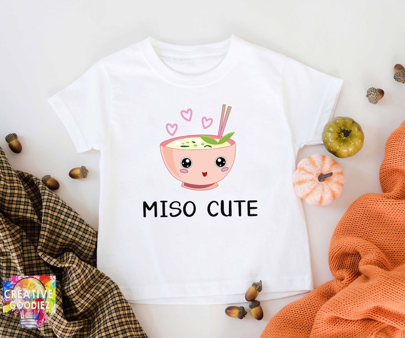 Miso Cute Onesie® Pink Girl , Baby Shower Gift, Baby Boy Clothes, Funny Onesie®, Sushi Onesie®, Cute Baby Onesie®, Baby Onesie® Girl image 6