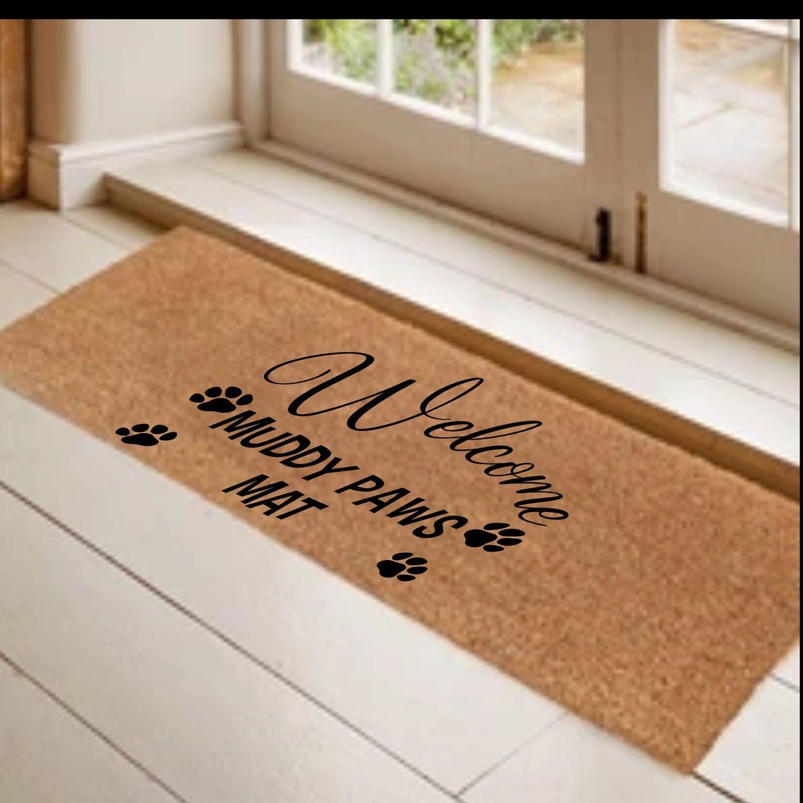 Muddy Paws Mat Front Door Mat Door Mat Cut File Etsy UK