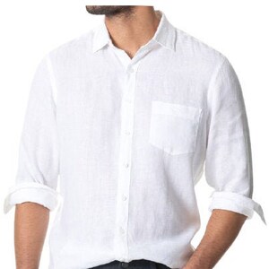 Men White Linen Shirt Slim Fit Party Wear Summer Linen - Etsy