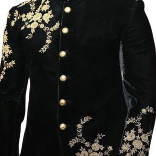 embroidery coat pant