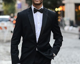 Men Suit 2 Piece Suit Stylish Suit for Men Gift for Him Black -  Norway