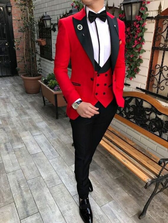 Men Suits Formal Fashion Tuxedo Suits 3 
