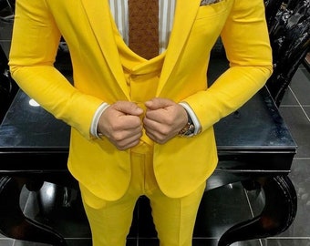 Yellow Suit - Etsy Australia