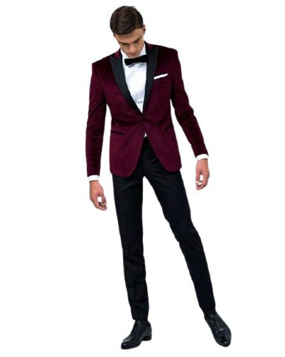 Men Suit 2 Piece Suit Stylish Suit for Men Gift for Him Black -  Norway