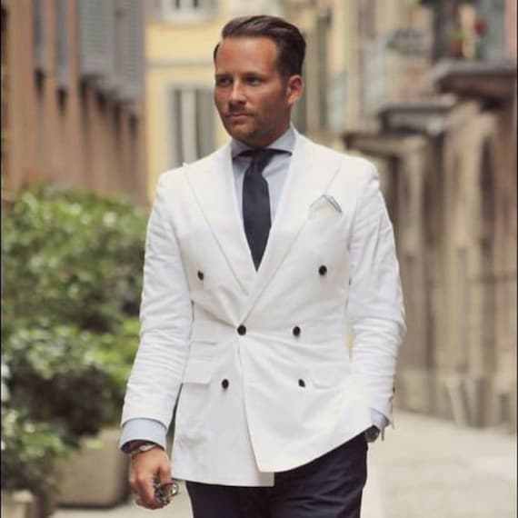 Men's Double Breasted Coat Blazer Tuxedo Jacket New - Etsy