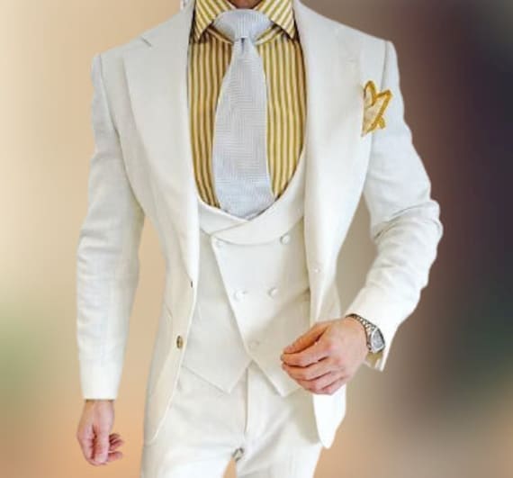 Designer White Suits For Men