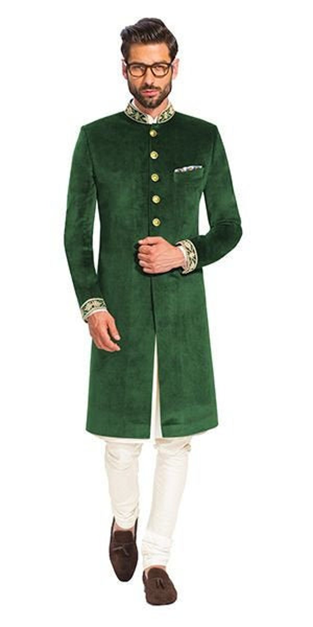 Men Indian Long Jodhpuri Wedding Suit Wedding Indo Western Men - Etsy