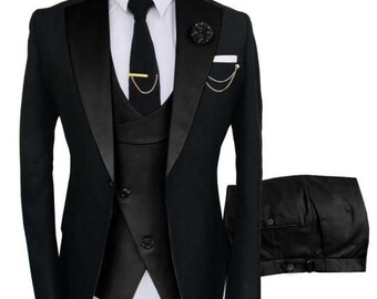 black suit design man