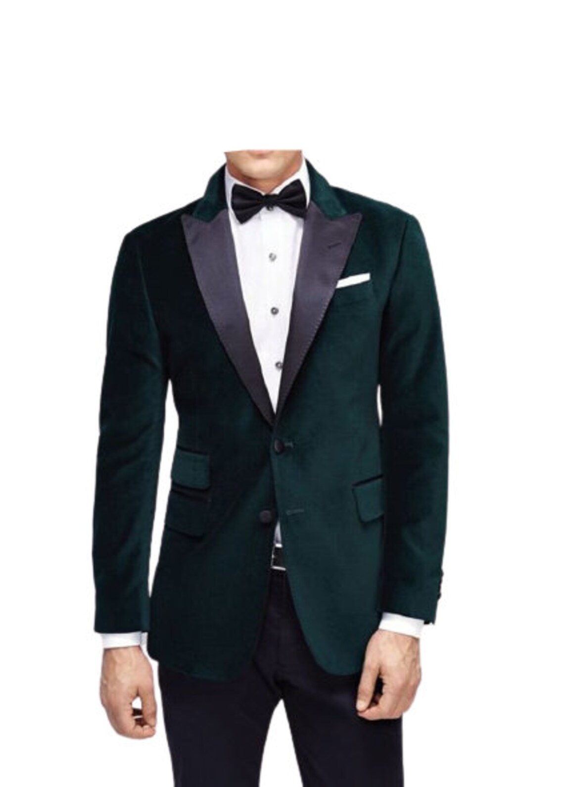 Mens Blazer - Tuxedo Dinner Jacket Green main image 1