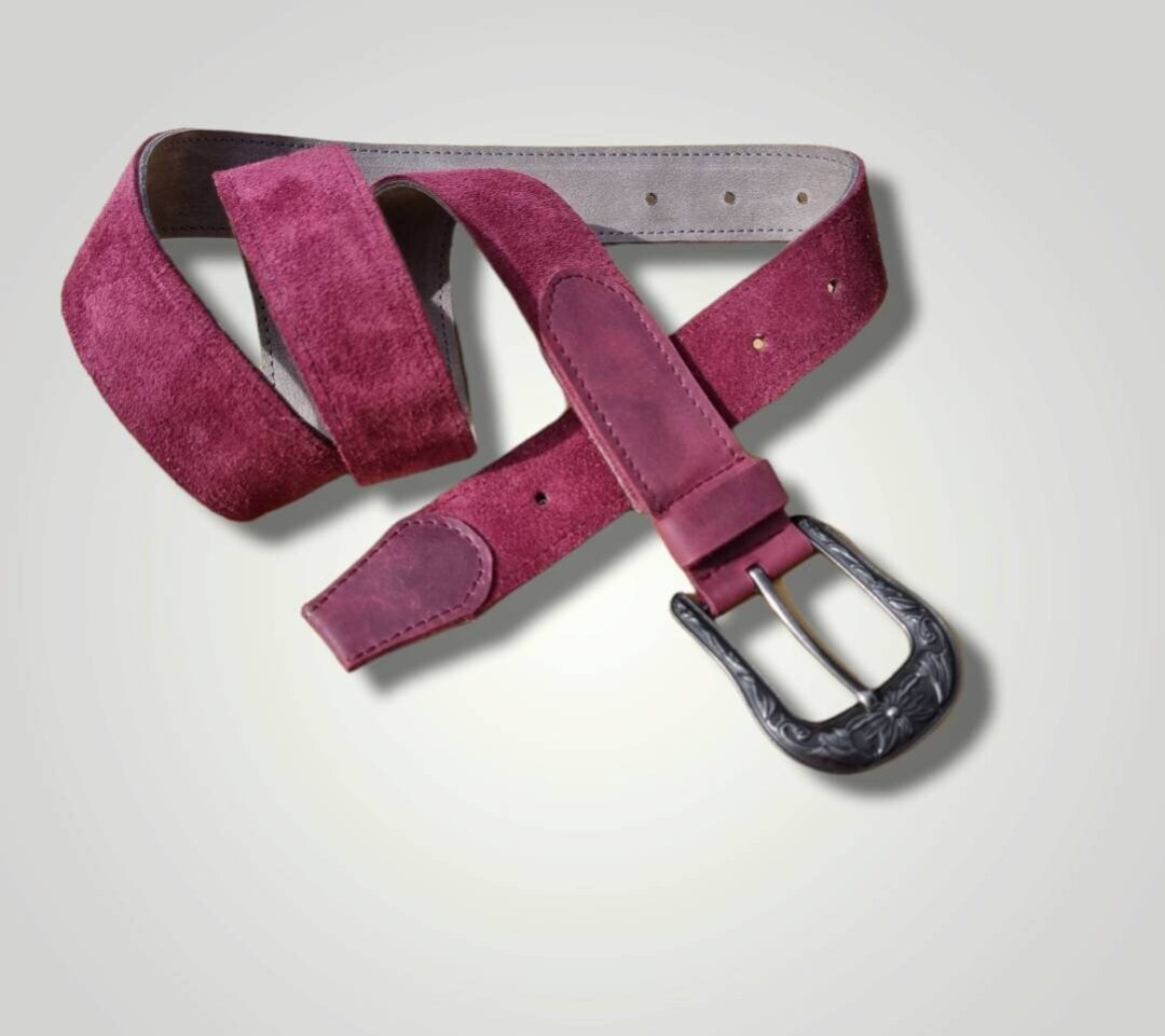 Vintage Leather BELT Custommade Archery Belt From Suede Etsy