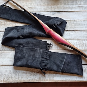 Leather Bow Bag / Case: Custom made Archery Equipment for Bow Protection and Transportation