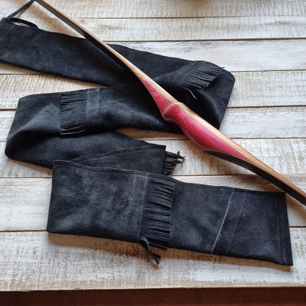 Lederbogentasche / Bogenetui: Maßgeschneiderte Bogenschiess Ausrüstung zum Schutz und Transport von Bogen