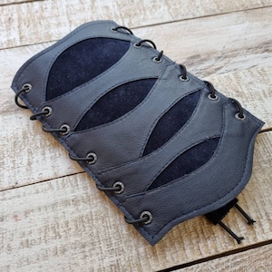 Leather archery ARMGUARD , Custom made forearm protection vambrace