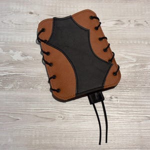 Leather archery ARMGUARD, Custom-made designs for archery armguards