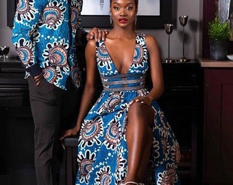 couples african print outfits