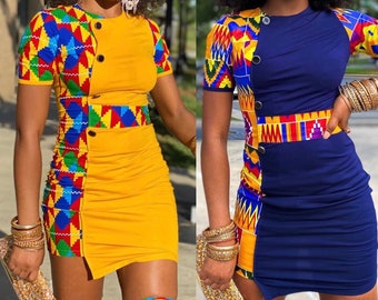 latest african short dresses