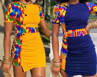 short dress ankara