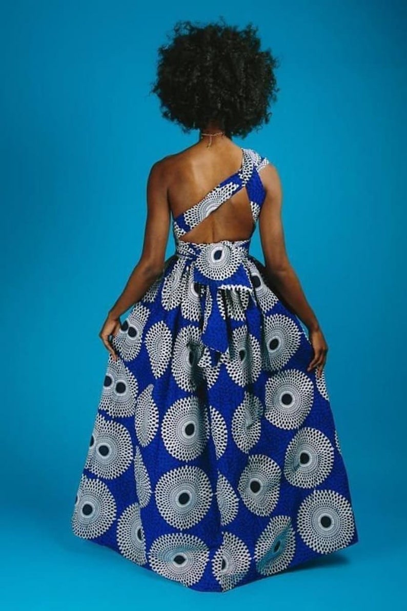ankara circle gown
