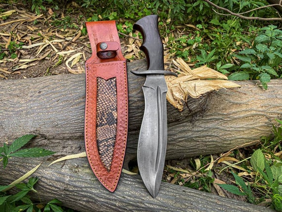 Messer  schönsten bei  angebotenen Damast Jagdmesser Griff WidderHorn 4183#1 