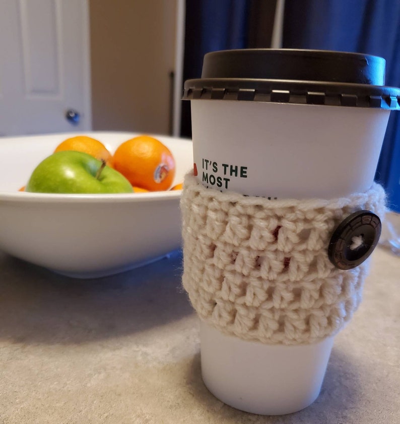 Crochet Coffee/tea Cup Cozy Coffee Sleeve Mug Warmer Can Etsy Canada