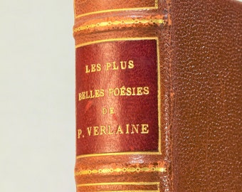 Les Plus Belles Poésies de Paul Verlaine in a Flammarion fine binding