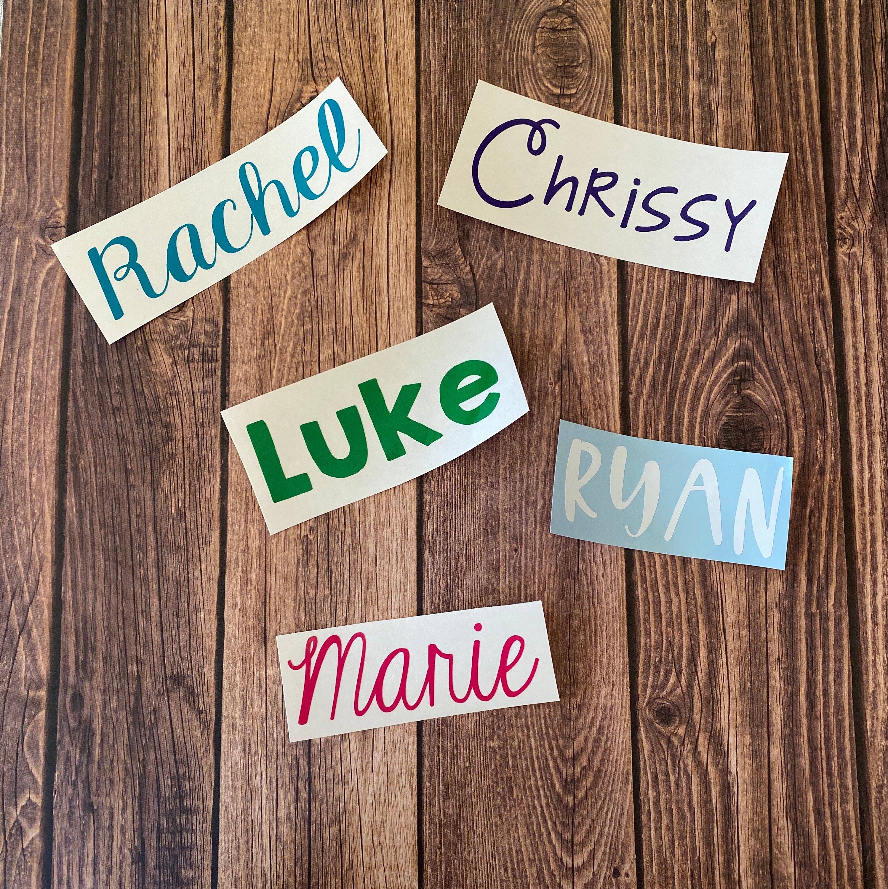 name decals for toy box