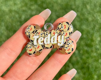Teddy Bear Tag | Resin Pet tag
