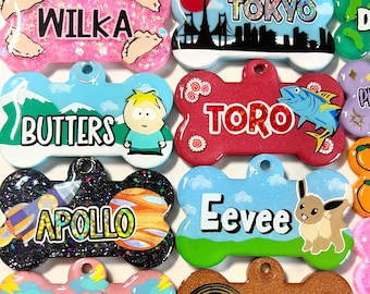 Custom Dog Tags | Inspired by Animals, Food, Movies, etc