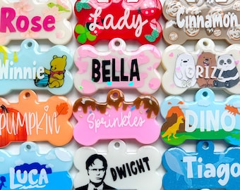 Custom Dog Tags | Inspired by Animals, Food, Movies, etc