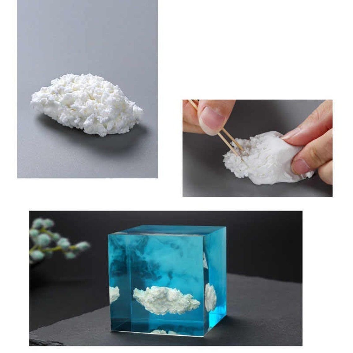 Clouds in Resin Imitation Clouds for Resin Resin Craft Etsy