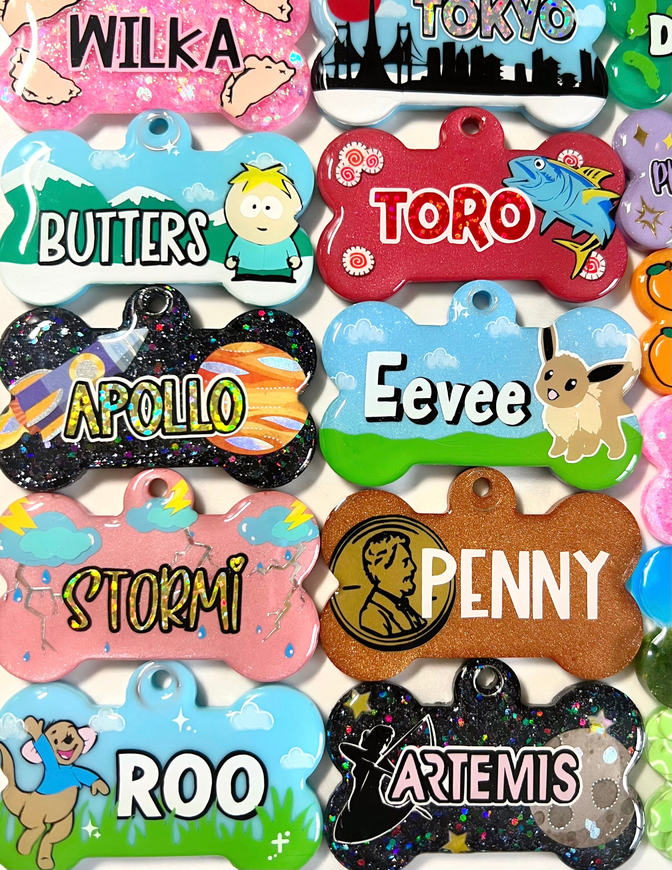 Custom Dog Tags | Inspired by Animals, Food, Movies, etc