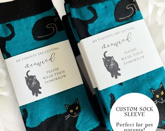 Custom Pet Sock Sleeves Groomsmen Sock Sleeves Groomsmen Gift Pet Portrait Gift