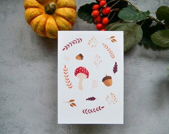 Herbst Geburtstagskarte Etsy