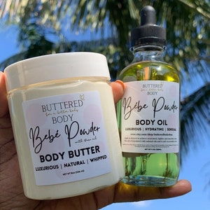 Esthetician Made | Luxurious Whipped Body Butter | Skin Repairing African Shea Baby Shimmer Moisturizing Eczema Stretch Marks