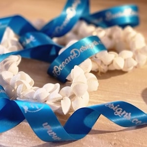 FITA DE PRESENTE PERSONALIZADA 5 metros | Sob medida, Impressa, Cetim | Carro de casamento, Lembrancinhas, Artesanato, Embrulho, Promocional, Festa de aniversário, Dia dos namorados