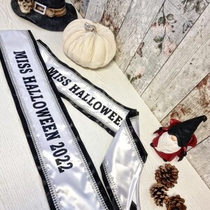 Miss Halloween sash fancy dress, Molly Mae