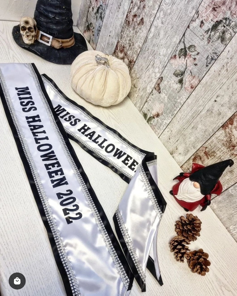 Miss Halloween sash fancy dress, Molly Mae