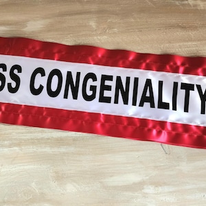 FEDERAL AGENT SASH | Miss Congeniality | Personalised Bespoke | Halloween Fancy Dress Party | Sandra Bullock | Pageant Beauty Contest Queen