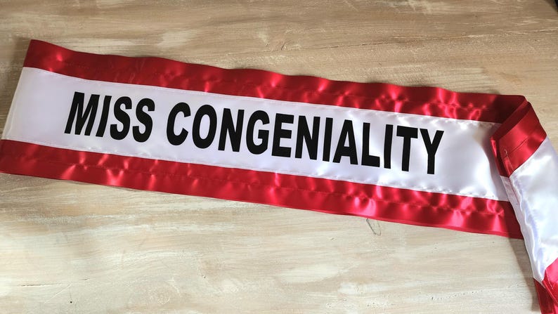 FEDERAL AGENT SASH | Miss Congeniality | Personalised Bespoke | Halloween Fancy Dress Party | Sandra Bullock | Pageant Beauty Contest Queen
