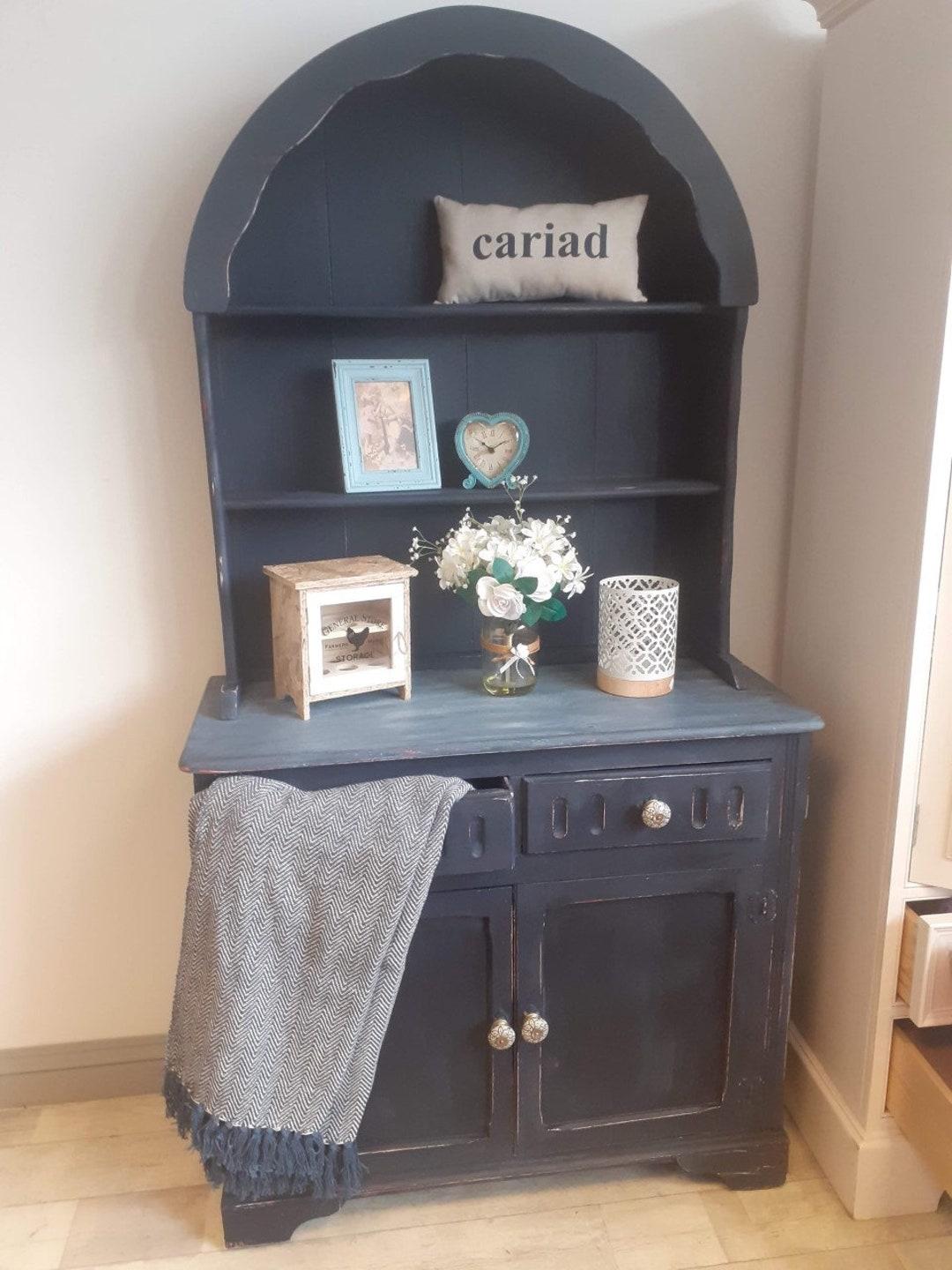 Upcycled Shabby Chic Dutch Dresser Painted in Chalk Paint Etsy UK