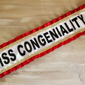 FEDERAL AGENT SASH | Miss Congeniality | Personalised Bespoke | Halloween Fancy Dress Party | Sandra Bullock | Pageant Beauty Contest Queen