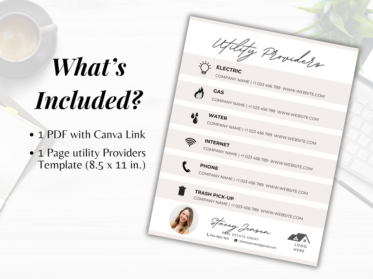 Utility Providers, Local Services, Utilities List, Utilities Template ...