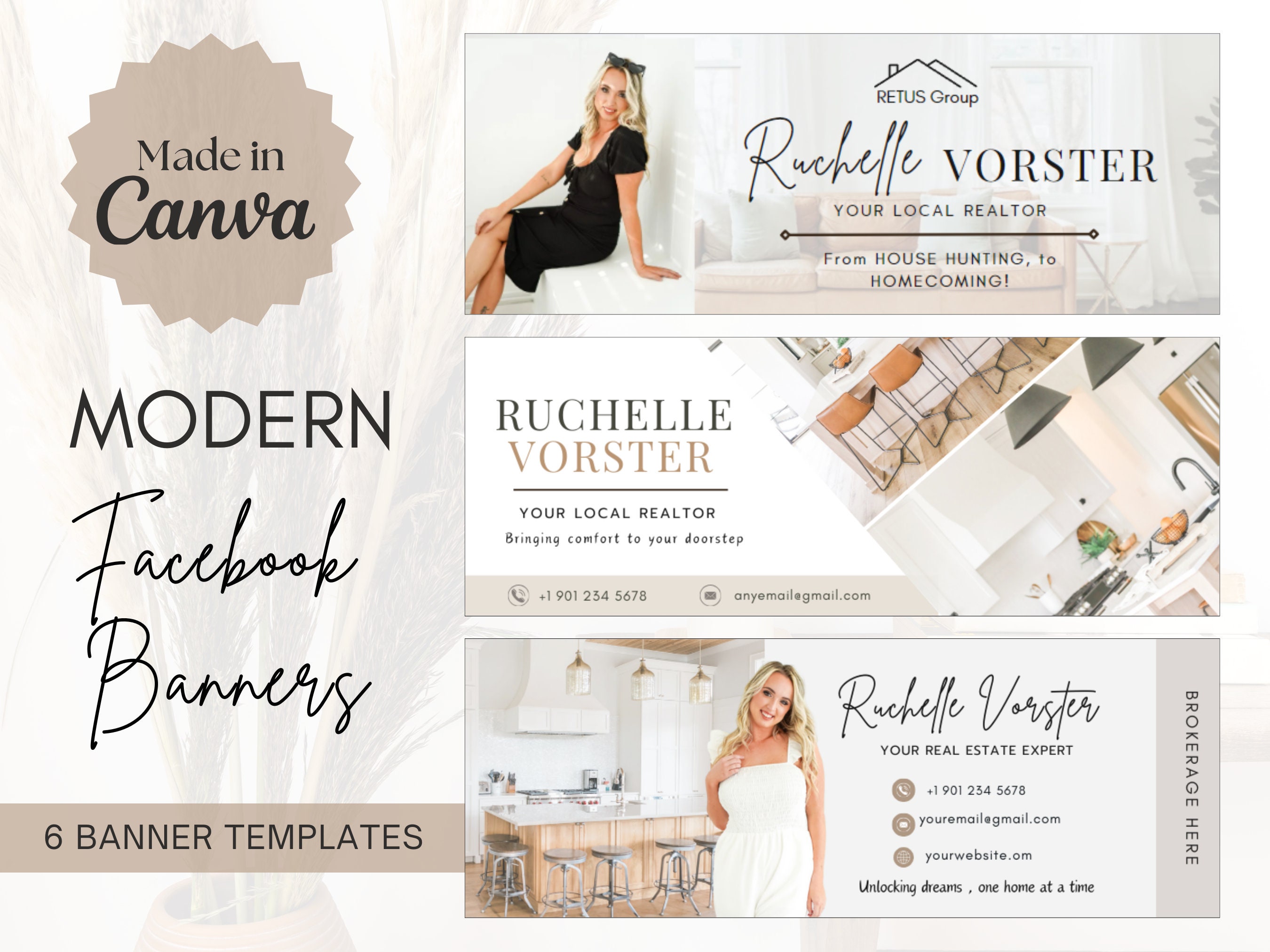 Realtor Facebook Cover Template, realtortemplates, realtor template bundle, facebook cover template realtor,facebook cover real estate agent