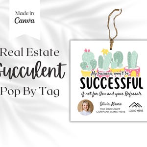 Mijn bedrijf zou geweldig zijn zonder jou. Pop By Tag | SUCC komt langs | Sappig , vastgoedbranding , makelaarsmarketing | Sjabloon cadeaukaartje